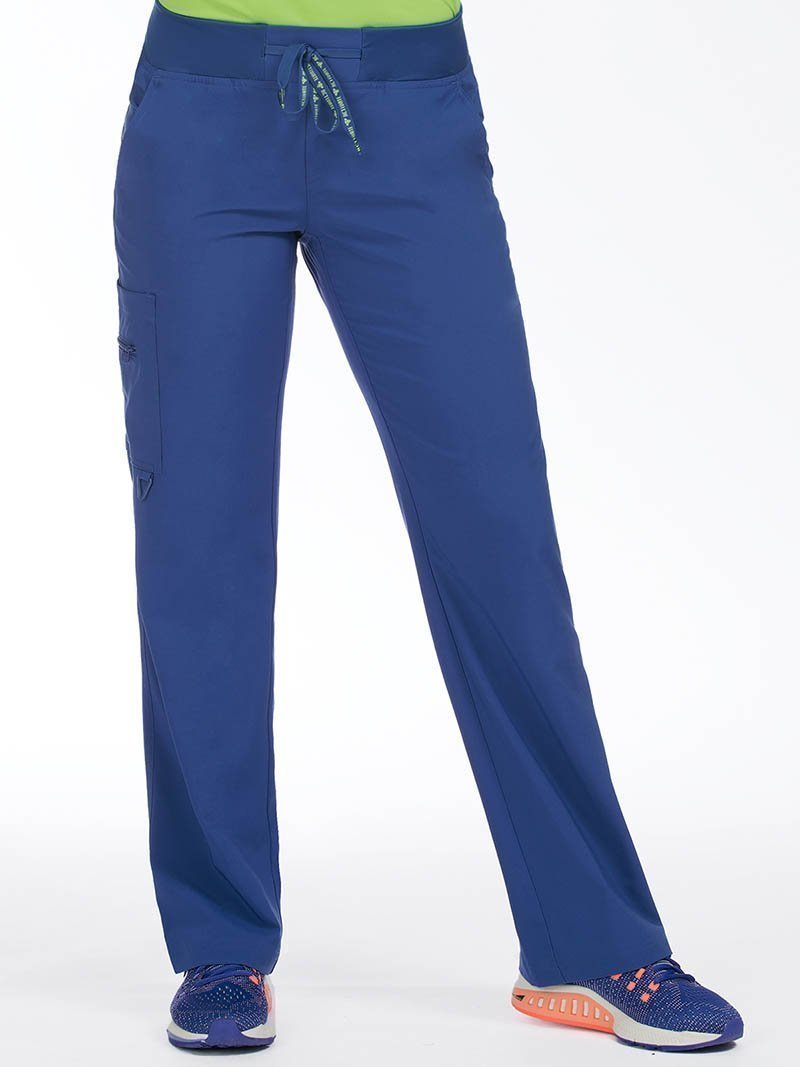 Med Couture 8747 ACTIVATE YOGA 1 CARGO POCKET PANT-GALAXY