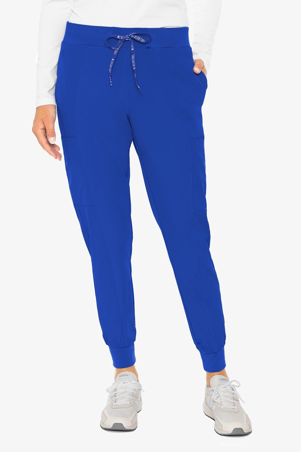 Med Couture 8721 Peaches Seamed Jogger - Royal